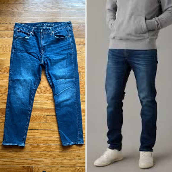 American Eagle AirFlex+ Slim Straight Jeans - Picture 1 of 6
